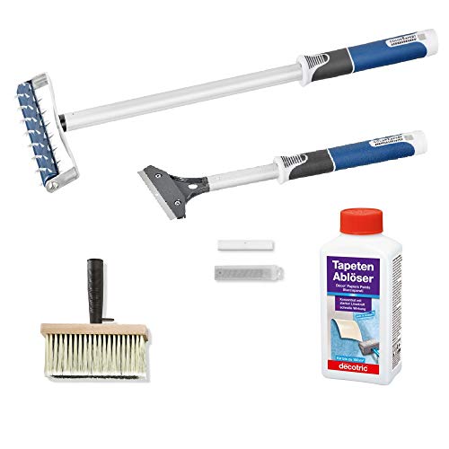 BODENMEISTER Tapetenablöser-Set Tapetenentfernerset Tapezier-Set Renovierungsset 5-teilig BODENMEISTER Tapetenablöser-Set Tapetenentfernerset Tapezier-Set Renovierungsset 5-teilig von BODENMEISTER