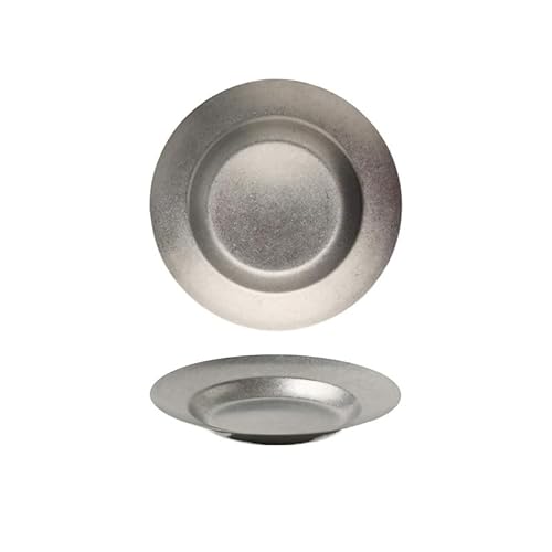BODHIS Abendessen Platten Edelstahl Runde Esszimmer Restaurant Küche Steak Pasta Besteck Barbecue Tiefe Suppe Schüssel Sui BODHIS Abendessen Platten Edelstahl Runde Esszimmer Restaurant Küche Steak Pasta Besteck Barbecue Tiefe Suppe Schüssel Sui von BODHIS