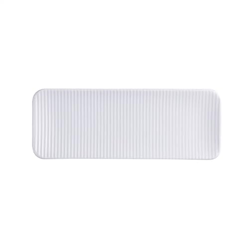 BODHIS Beilagenteller Gestreifte Keramikscheibe Rechteckige Platte Nordischer Stil Abendessen Platte Vorspeise Snack Obst Kuchen Server Tablett De BODHIS Beilagenteller Gestreifte Keramikscheibe Rechteckige Platte Nordischer Stil Abendessen Platte Vorspeise Snack Obst Kuchen Server Tablett De von BODHIS