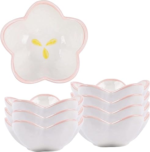 BODHIS Speiseteller, Pastaschüssel, Suppenteller, Suppenteller, Speiseteller, Suppenbecher, Sojasaucenschalen-Set, Keramik-Dipschale von BODHIS