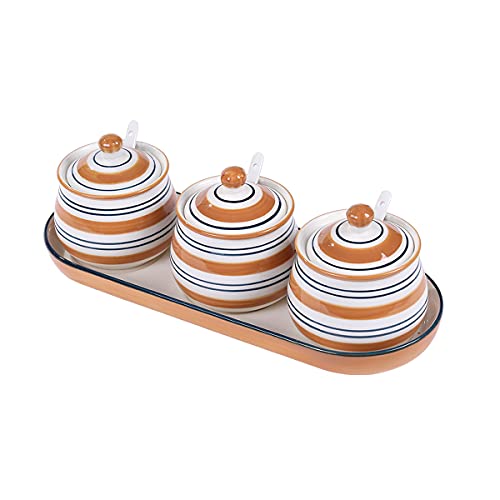 BODHIS Speiseteller, Porzellanplatten, Dessertteller, Gewürzgläser, Gewürzboxen, Keramik-Gewürzgläser, Salztöpfe von BODHIS