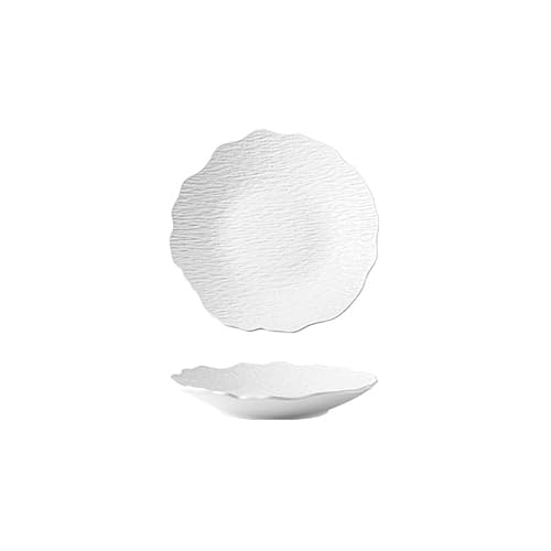 BODHIS Speiseteller 8,5 Zoll Keramik Unregelmäßiger Speiseteller Salat Obst Küche Vorspeise Frühstück Home Special-Sh BODHIS Speiseteller 8,5 Zoll Keramik Unregelmäßiger Speiseteller Salat Obst Küche Vorspeise Frühstück Home Special-Sh von BODHIS