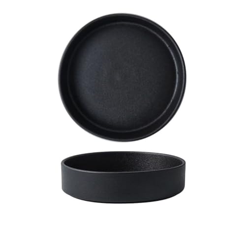 BODHIS Teller Tiefer Teller Keramikteller Haushaltssalatteller Großer Suppenteller Trockentopf Meeresfrüchte-Essteller Essteller (Schwarz BODHIS Teller Tiefer Teller Keramikteller Haushaltssalatteller Großer Suppenteller Trockentopf Meeresfrüchte-Essteller Essteller (Schwarz von BODHIS
