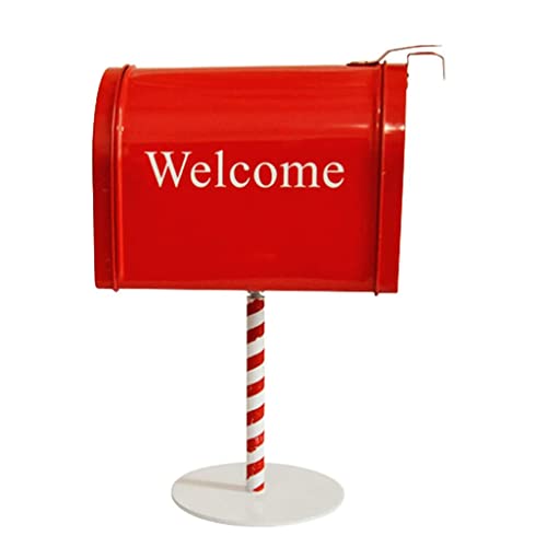 BODHIS Wandmontierter Briefkasten Wandmontierte Briefkästen Eisenbriefkasten mit Schloss Briefkastenpfosten Weihnachtsdekoration für Indoo BODHIS Wandmontierter Briefkasten Wandmontierte Briefkästen Eisenbriefkasten mit Schloss Briefkastenpfosten Weihnachtsdekoration für Indoo von BODHIS