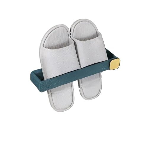 BODOBTF 2025 Wandmontiertes Schuhregal, platzsparend, Hausschuhe, Aufbewahrungshalter, zusammenklappbar, Badezimmer-Zubehör (hellgelb) von BODOBTF
