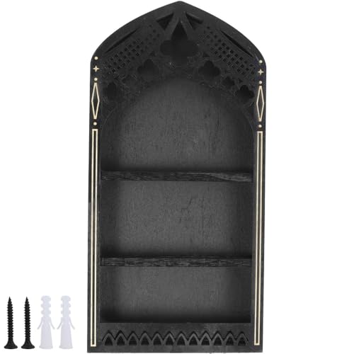 BODOBTF Kristallständer, Gothic-Stil, Fenster, Holz, Edelstein, Stein, Aufbewahrungshalter, exquisite solide Wandhalterung, Ständer, Box für Zuhause, Wohnzimmer BODOBTF Kristallständer, Gothic-Stil, Fenster, Holz, Edelstein, Stein, Aufbewahrungshalter, exquisite solide Wandhalterung, Ständer, Box für Zuhause, Wohnzimmer von BODOBTF