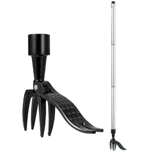 BODYA Manueller Stand Up Weeder Puller Unkrautkralle Gras Wurzelentferner Killer Gartenwerkzeug Schwarz von BODYA
