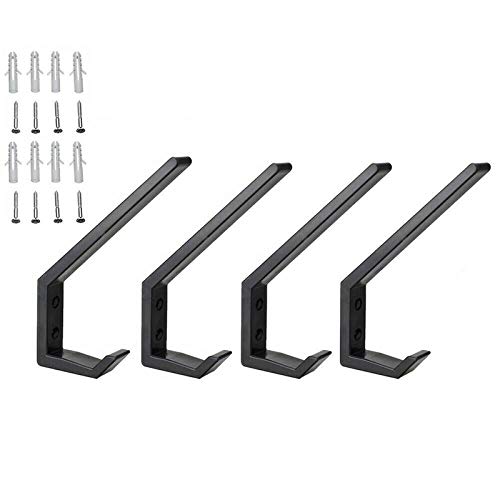 BODYA Motorrad-Helmhalter, Jacken-Aufhänger, Haken, Motorrad-Wandhalterung, Ständer, Schwarz, 4 Stück BODYA Motorrad-Helmhalter, Jacken-Aufhänger, Haken, Motorrad-Wandhalterung, Ständer, Schwarz, 4 Stück von BODYA