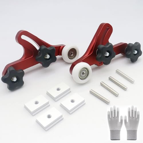 Feder Lock Bretter, Woodworking Tools Federbrett Verstellbare Holzbearbeitungswerkzeuge mit 4 Schiebern Universal Verstellbare Tischfeder-Lock-Bretter für Tischsägen,Fräser,Säge,Tischpressen von BODYGAD