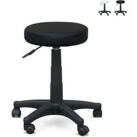 Rollhocker Arbeitshocker Bürostuhl Hocker Speedy - Schwarz von BODYLINE HEALTH AND MASSAGE