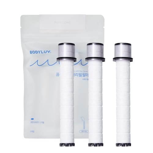 BODYLUV Pure Filter – Ersatzkartusche für Duschkopf (3EA, 3,00, Stück) von BODYLUV