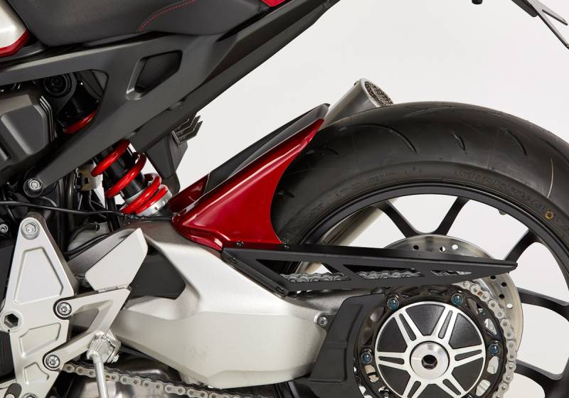 BODYSTYLE Hinterradabdeckung mit Alu-Kettenschutz Sportsline  Für HONDA CB1000R SC80 von BODYSTYLE