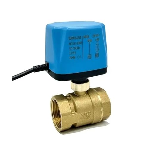 1/2 "3/4" 1 "1-1/4'' 2 "Normalerweise offen/geschlossen Elektrische Kugelhahn 220V 12V 24V Zweidraht Messing Motorisierte Kugelhähne(DN20,220VAC_NORMALLY CLOSED) von BOEAXTYUI