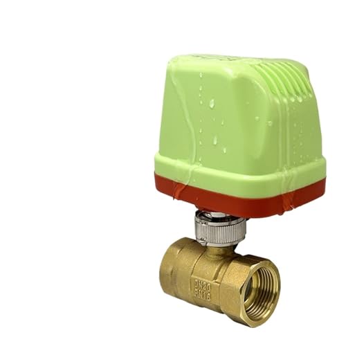 1/2 "3/4" 1 "2" IP65 Wasserdichter motorisierter Kugelhahn 220 V 12 V 24 V Messing Elektrischer Kugelhahn 3-Draht/2-Draht-Kugelhähne(1-1/4",220AC_CR03) von BOEAXTYUI