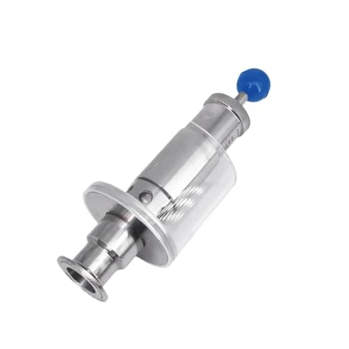 1.5" Tri Clamp 0.2-2.2 Bar Adjustable Pressure Relief Direct Safety Valve Sanitary SUS304 Stainless Steel Beer Brew(Fit Tube OD 32mm) von BOEAXTYUI