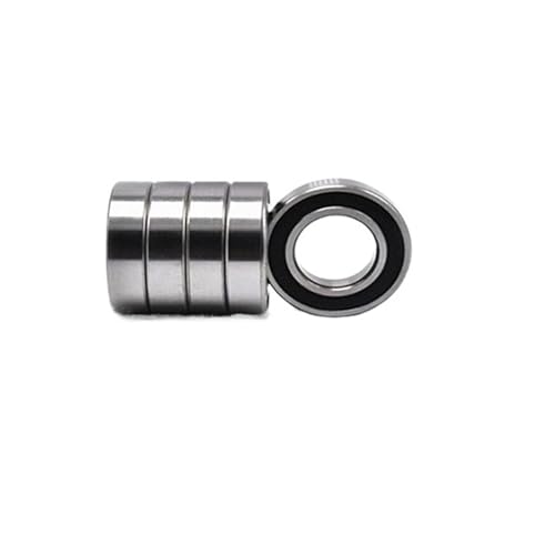 10PCS MR126ZZ Lager ABEC-5 6 * 12 * 4mm MR126Z Kugellager MR126 ZZ L-1260ZZ MR126RS MR126-2RS(Black,MR126-2RS_ABEC-5) von BOEAXTYUI