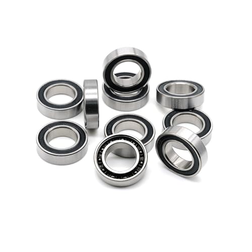 15267-2RS CB Kugellager 15x26x7 Mm Stahl Hybrid Keramik Gummi Versiegelt 15267RS CB Fahrrad Lager Reibungslos for Hinterradnabe 2Pcs(17287 RS CB) von BOEAXTYUI