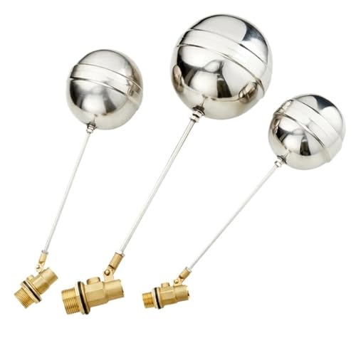 1Set DN15 DN20 DN25 DN32 Brass Float Valve Cold And Hot Water Floating Ball For Expansion Tank Irrigation(DN15) von BOEAXTYUI