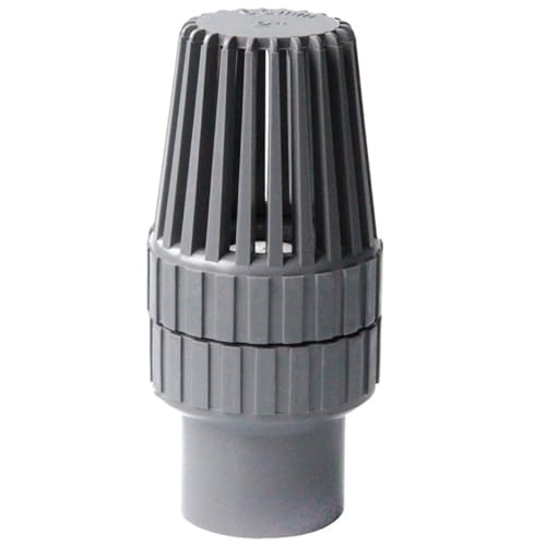 25mm 32mm 40mm 50mm ID Gray One Way Non Return Check Valve Basket Foot Bottom Valve Water Pump Accessories Aquarium Fish Tank(50mm) von BOEAXTYUI