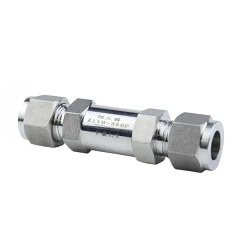 3-32mm 1/8"-1" Compressiom Union 304 316 Stainless Flame Arrester Tempering Valve Natural Gas Oxygen Hydrogen Acetylene Propane(32) von BOEAXTYUI