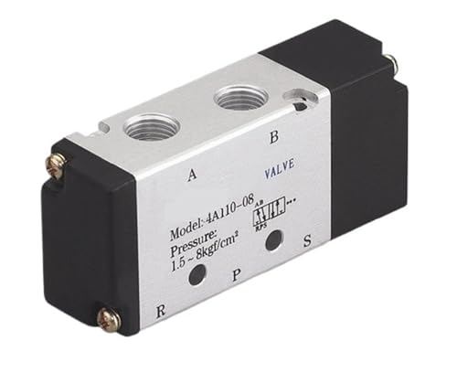 4A110-06 4A210-08 5 Vie 2 Posizioni 1/8 "BSPT Singolo Aria Pilotata Valvola di Controllo Pneumatica(4A110-06) von BOEAXTYUI