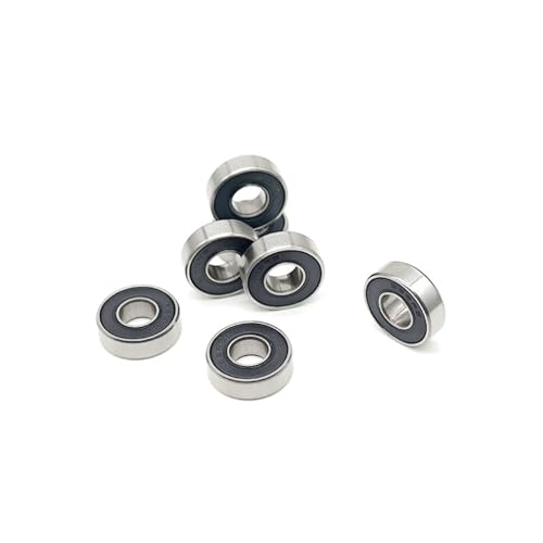 696RS 6X15X5 Mm Miniatur Lager Kugellager RS ​​696 2RS 696-2RS Mit Schwarz Versiegelt R-1560DD 5PCS von BOEAXTYUI