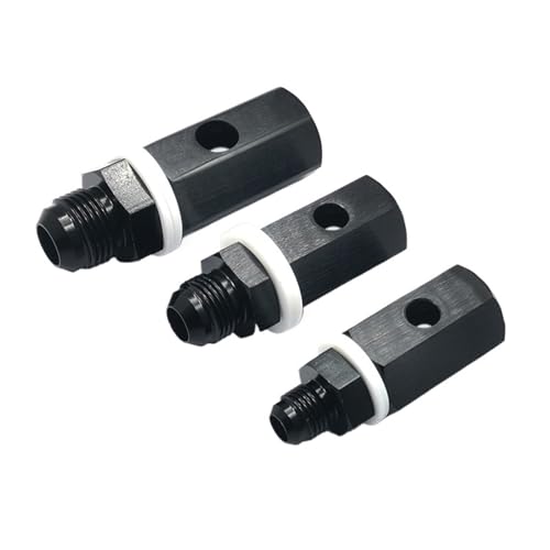 6AN 8AN 10AN Male Fuel Cell Tank Rollover Vent Valve Aluminum Black with valve exhaust system(AN8) von BOEAXTYUI