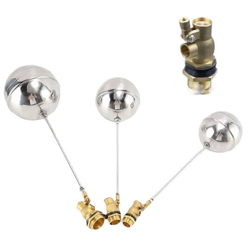 DN15/20/25/32/40 Brass Float Valve Cold Hot Water Tank 1/2" 3/4" 1" Floating Ball Valve Stem Flow Control Cistern/Expansion Tank(DN65) von BOEAXTYUI