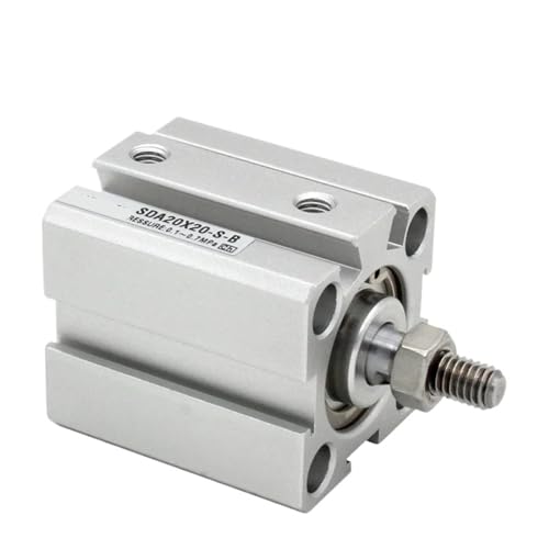 SDA16-B luft pneumatische zylinder doppeltwirkend kompakte zylinder außengewinde SDA16x5-B SDA16X20-BS(SDA16X10-B) von BOEAXTYUI