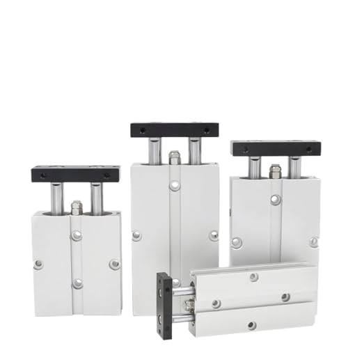 TN32 zwei stange zylinder TN doppeltwirkend bohrung größe 32mm hub 10-200mm mit magnet Air pneumatische Zylinder TN32X10S TN2X30S(TN32X75-S) von BOEAXTYUI