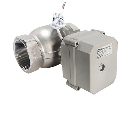 Tsai Fan SS304/316 DN50 High-Viscosity Fluids Automated Valve IP67 CE certified AC220V Actuated Valves 10Nm with Metal Gears(BSP Thread,AC110V-230V_CR502) von BOEAXTYUI