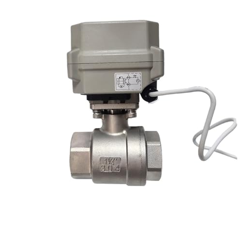 Tsaifan DN32 High Platform Electric Valve SS304 15Nm ISO5211 F03,F05 Mounting pad with Power Fail Safe and Position Feedback(NPT_AC110V TO 230V_CR301) von BOEAXTYUI