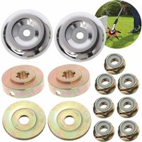 8-teiliges Universal-Zubehör für Freischneiderköpfe mit 5 Befestigungsmuttern, Trimmerkopf für Freischneider 8-teiliges Universal-Zubehör für Freischneiderköpfe mit 5 Befestigungsmuttern, Trimmerkopf für Freischneider von BOED