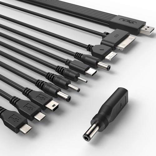 BOEEA USB Ladegerät Ladekabel für Hundehalsband, 11-in-1 Netzadapter für Trainingshalsband, Hundetrainingshalsband und Fernbedienung Ersatz Ladegerät von BOEEA