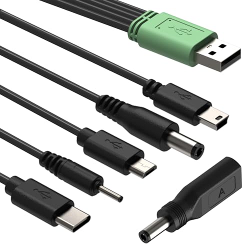 BOEEA USB Ladegerät Ladekabel für Hundehalsband, 6-in-1 Netzadapter für Trainingshalsband, Hundetrainingshalsband und Fernbedienung Ersatz Ladegerät BOEEA USB Ladegerät Ladekabel für Hundehalsband, 6-in-1 Netzadapter für Trainingshalsband, Hundetrainingshalsband und Fernbedienung Ersatz Ladegerät von BOEEA