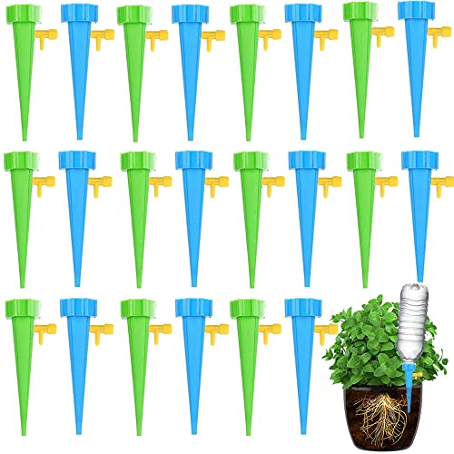 40Stk Automatisch Bewässerung Set Tröpfchenbewässerung flasche Bewässerungssystem Flaschenaufsatz flaschenadapter Urlaub Instellbar Einfache Zum Gießen von Gartenpflanzen Blumen Zimmerpflanzen von BOELLRUNO