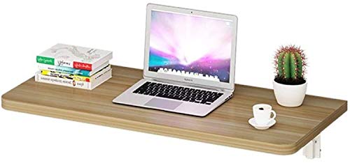 BOFIBO Schweberegale Kleine Fold-Down- Küchentisch Wand befestigter Workbench Heavy Duty Falten Fown Esstisch Computer-Schreibtisch-Wand- Massivholz Klapptisch Klapphänge(60 * 30 * 1.6cm) von BOFIBO