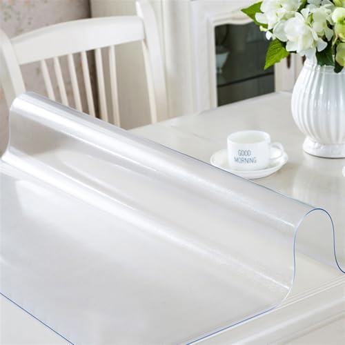 BOFIBO Transparente Plastiktischdecke Weiche Glastischdecke Transparente PVC-Tischmatte Wasserdicht und ölbeständig Küchentischabdeckung Zhuo-Abdeckung Weiches Silikon waschbar(Frosted 1mm,50 x 80cm) BOFIBO Transparente Plastiktischdecke Weiche Glastischdecke Transparente PVC-Tischmatte Wasserdicht und ölbeständig Küchentischabdeckung Zhuo-Abdeckung Weiches Silikon waschbar(Frosted 1mm,50 x 80cm) von BOFIBO