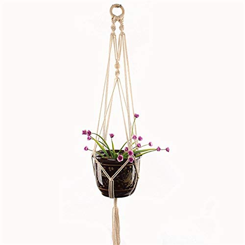 Schweberegale Heiße Handarbeit Makramee Pflanze Aufhänger Blume/Topf Aufhänger for die Wanddekoration Garten Count(006) von BOFIBO