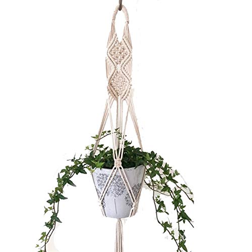 Schweberegale Heiße Handarbeit Makramee Pflanze Aufhänger Blume/Topf Aufhänger for die Wanddekoration Garten Count(009) von BOFIBO