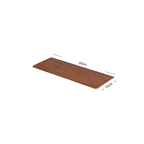 Schweberegale Schwimmdock Regale Holz der Wand befestigtes Regal Rustikal Regale festes Metall Wandregal for Schlafzimmer, Badezimmer, Wohnzimmer, Küche, Arbeitszimmer, Waschküche, usw.(Red,60*23cm) von BOFIBO