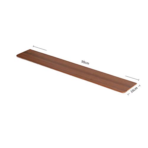 Schweberegale Schwimmdock Regale Holz der Wand befestigtes Regal Rustikal Regale festes Metall Wandregal for Schlafzimmer, Badezimmer, Wohnzimmer, Küche, Arbeitszimmer, Waschküche, usw.(Red,90*16cm) von BOFIBO