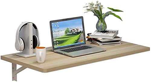 Schweberegale Schwimmdock Regale Schwimmdock Regale Laptop Ständer Schreibtisch faltbare hängend Computer- Schreibtisch Esstisch, 4 Farben for Wandmontage, 8 Größen (Farbe: Weiß, Größe: 70x40CM)(Light von BOFIBO