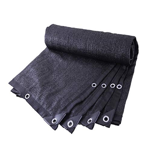 Sonnensegel Sichtschutz Sun Mesh Shade Net Gewächshaus Schattierung Privatsphäre Netting Garten Screening Windschutz 85% Schatten Grobmaschige UV- Schutz Sonnenschutz Netting, Schwarz UV-Widerstand Sc von BOFIBO
