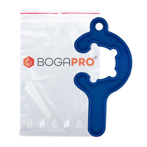 BOGAPRO Mini Tool Gasflaschen - Schlüssel für Propangas - Flaschen Gasschlüssel für Gasregler Polybeutel von BOGAPRO