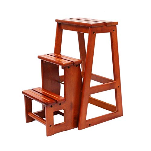 BOGDTF Leiterhocker Multifunktions Küche Tritthocker Klappbar Haushalt Treppe Leiter Hocker Küchenhocker von BOGDTF