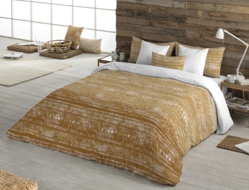 BOHEME Bettbezug aus 100% Baumwolle Twilight 240 x 220 cm - Bett 150 cm von BOHEME