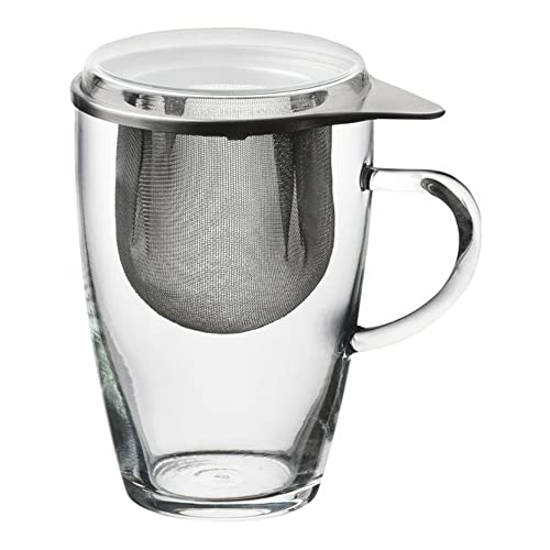 Bohemia Cristal Lyra Teeglas mit Edelstahlsieb, 0.35 Liter, 130mm Höhe Bohemia Cristal Lyra Teeglas mit Edelstahlsieb, 0.35 Liter, 130mm Höhe von BOHEMIA CRISTAL