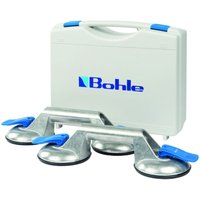 [NEUWERTIG] B-Ware Bohle Veribor Saugheber Set Vakuumheber Glasheber Silber Blau Koffer 2 Stück von BOHLE
