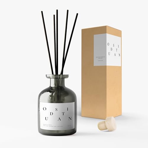 BOHORIA® Premium Raumduft Oud Satin Duftstäbchen Lufterfrischer Diffuser (100ml, Oud Satin) von BOHORIA